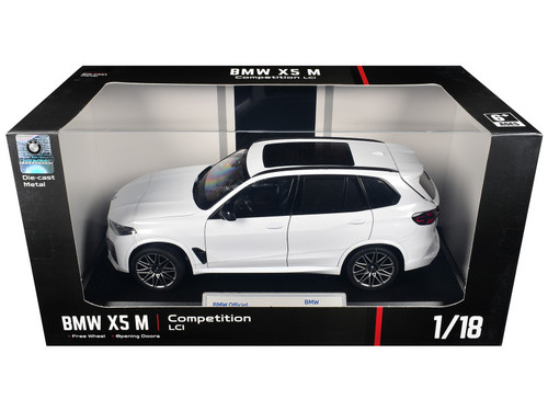 BMW X5 M Competition LCI Gray with Moonroof 1/18 Diecast Model Car