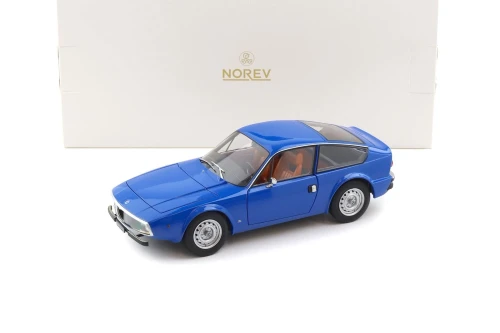 1/18 Norev 1969 Alfa Romeo Junior Zagato (Medium Blue) Diecast Car Model