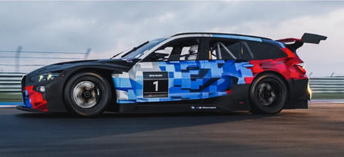 1/18 Spark BMW M3 G81 Touring 24H Presentation Car Model