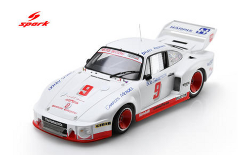 1/18 Spark Porsche 935 No.9 Winner Sebring 12H 1978 B. Redman - C. Mendez - B. Garretson Car Model