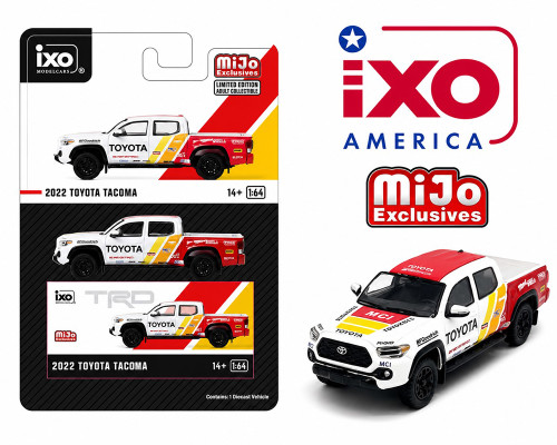1/64 Ixo 2022 Toyota Tacoma (TRD Racing Theme Color) Diecast Car Model