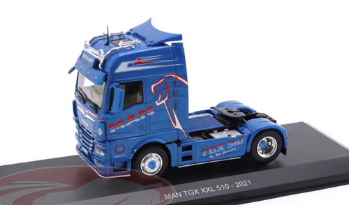 1/43 Hachette 2021 MAN TGX XXL Truck (Blue) Diecast Model