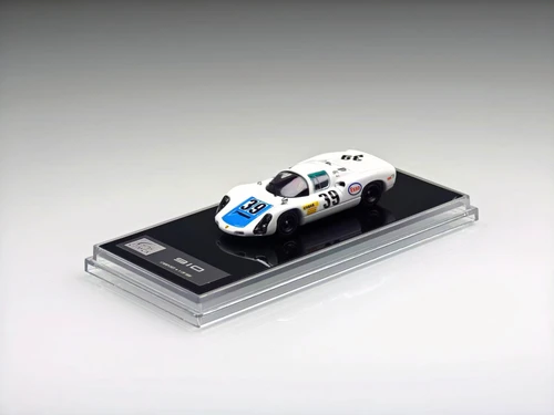 1/64 Carport Model Porsche 910 #39 (White & Blue) Diecast Car Model