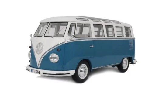 1/12 OTTO 1962 Volkswagen VW T1 (Typ 2) Samba Bus (Blue & White) Car Model