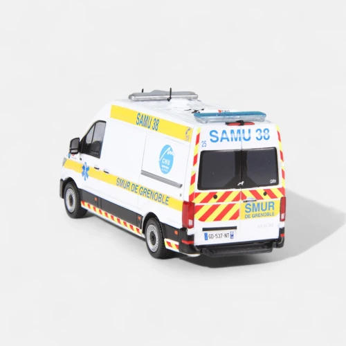 1/43 NZG MAN TGE L2H2 GIFA Ambulance "38 Smur de Grenoble" Diecast Car Model
