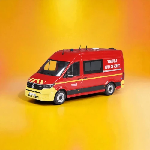 1/43 NZG Volkswagen Crafter L2H2 Lambert VFF SDIS "13 - Bouches du Rhone" Diecast Car Model