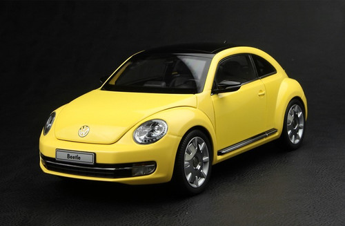 1/18 Kyosho 2012 Volkswagen VW Beetle (Yellow) Diecast Car Model