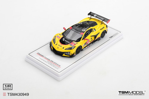 1/43 TSM Chevrolet Corvette Z06 GT3.R #4 Corvette Racing by Pratt Miller Motorsports 2026 IMSA Daytona 24 Hrs Car Model