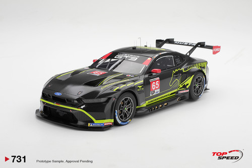 1/18 Top Speed Ford Mustang GT3 #65 Ford Multimatic Motorsports 2025 IMSA VIR Car Model