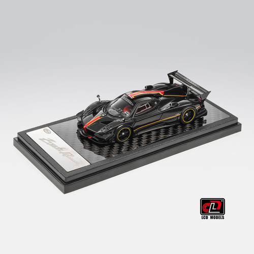 1/64 DMH Pagani Zonda Revolution (Matte Carbon Grey) Car Model