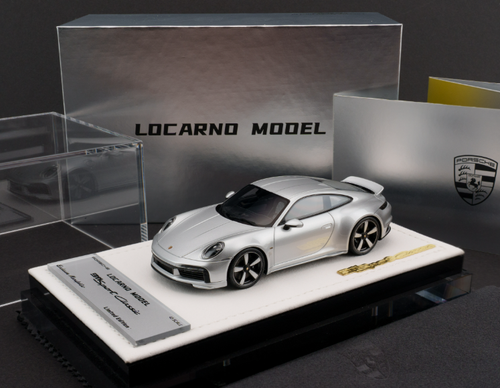 1/43 Locarno Model Porsche 911 Sport Classic PTS (GT Silver) Car Model Limited 26 Pieces