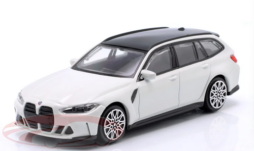 1/43 BBurago 2023 BMW M3 Touring G81 (White) Diecast Car Model