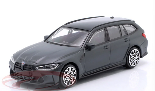 1/43 BBurago 2023 BMW M3 Touring G81 (Matte Grey) Diecast Car Model