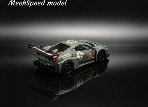 1/64 Mechspeed Model Ferrari 458 GT (Matte Green) Car Model