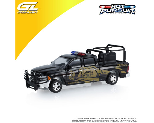1/64 Greenlight Dodge Ram 1500 Jalisco State Police (Mexico) Diecast Car Model