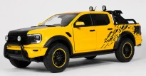1/18 Solido 2024 Ford Ranger Raptor Luxe Yellow Metallic Diecast Car Model