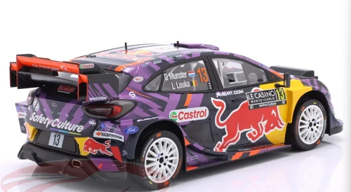 1/18 Ixo 2025 Ford Puma Rally1 #13 Rallye Monte Carlo M-Sport Ford WRT Grégoire Munster, Louis Louka Diecast Car Model