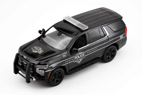 1/24 Motormax 2025 Chevrolet Tahoe PPV Police (Black) Diecast Car Model