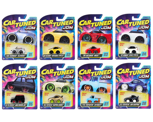 1/64 CarTuned 8-Car Set JDM Tuners Series 6 Assortment
