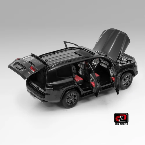 1/18 LCD Toyota Land Cruiser 300-GR Sport (Black) Diecast Car Model