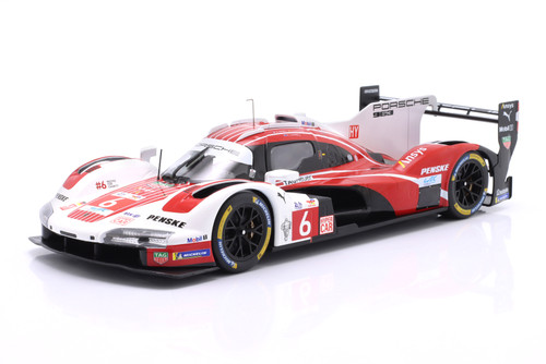 1/18 Ixo 2025 Porsche 963 #6 2nd 24h LeMans Porsche Penske Motorsport Kévin Estre, Laurens Vanthoor, Matt Campbell Diecast Car Model