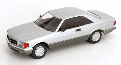 1/18 KK-Scale 1985 Mercedes-Benz 560 SEC C126 (Silver) Diecast Car Model