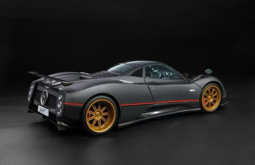 1/18 Almost Real 2005 Pagani Zonda F (Matte Carbon Black) Diecast Car Model