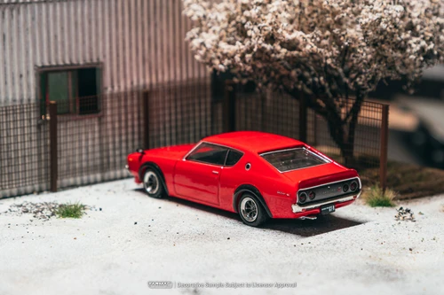 1/64 Tarmac Works Nissan Skyline 2000GT-R (KPGC110) (Red) Diecast Car Model