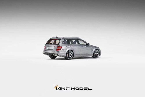 1/64 King Model Mercedes-Benz C63 AMG Wagon (Silver) Diecast Car Model