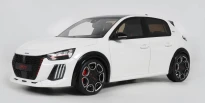1/18 OTTO 2026 Peugeot E-208 GTI (White) Car Model