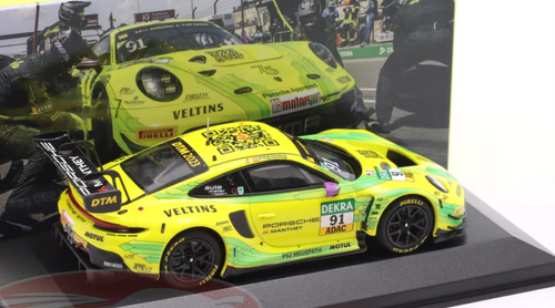 1/43 Minichamps 2023 Porsche 911 GT3 R #91 Winner Norisring DTM Champion Manthey EMA Thomas Preining Car Model