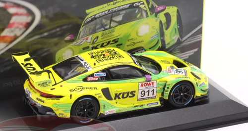 1/43 Minichamps 2023 Porsche 911 GT3 R #911 NLS 2 Nürburgring Manthey EMA Thomas Preining, Kevin Estre Car Model