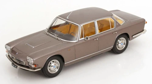 1/18 KK-Scale 1965 Maserati Quattroporte I (Grey Metallic) Diecast Car Model