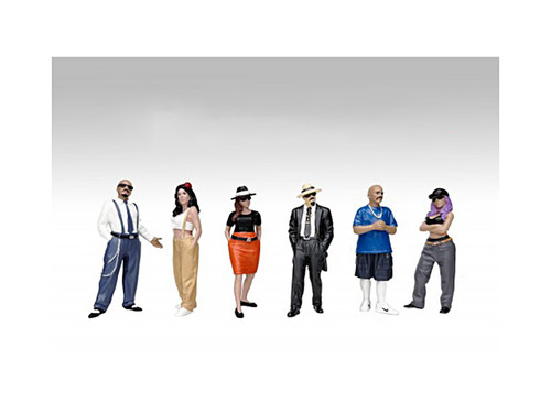 "Hanging Out 3" 6 piece Figure Set for 1/24 Scale Models by American Diorama