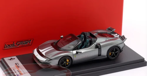 1/43 Looksmart 2026 Ferrari 849 Testarossa Spider Assetto Fiorano (Grey Metallic) Car Model