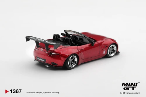 1/64 Mini GT Mazda Miata MX-5 (ND) Pandem Kodo Red Diecast Car Model