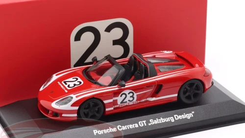 1/43 Dealer Edition Porsche Carrera GT #23 Salzburg Livery (Red) Car Model