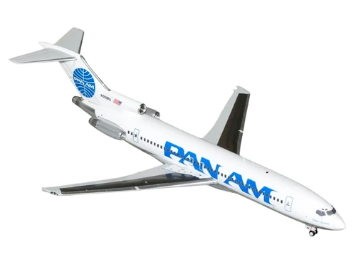 Boeing 727-200 Commercial Aircraft "Pan American World Airways - Clipper Goodwill" (N368PA) White with Blue Tail Graphics "Gemini 200" Series 1/200 Diecast Model Airplane by GeminiJets