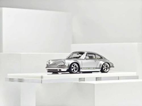 1/43 Zincit Model Porsche 911 Singer DLS Coupe (Silver) Car Model