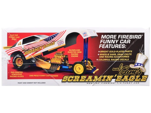 Skill 2 Model Kit Pontiac Firebird Funny Car "Unk' Sam's Screaming Eagle" 1/25 Scale Model by MPC