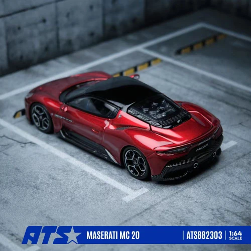 1/64 ATS Maserati MC20 (Red) Diecast Car Model