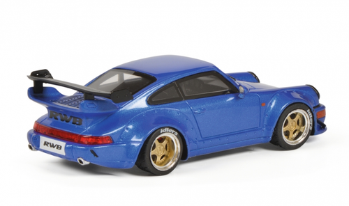 1/43 Schuco Porsche RAUH-Welt RWB 964 (Blue) Resin Car Model