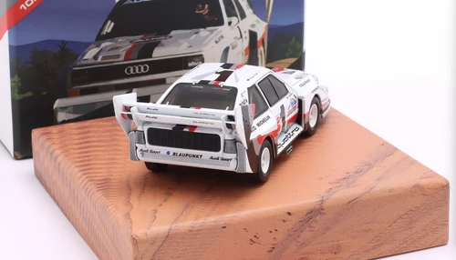 1/43 Werk83 1987 Audi Sport Quattro S1 E2 #1 Winner Pikes Peak Audi Sport Team Walter Röhrl Diecast Car Model