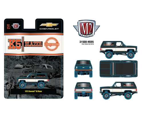 1/64 M2 Machines 1973 Chevrolet K5 Blazer Special Edition Diecast Car Model