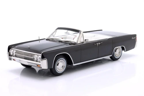 1/18 KK-Scale 1963 Lincoln Continental Convertible Bad Boys (Black) Diecast Car Model