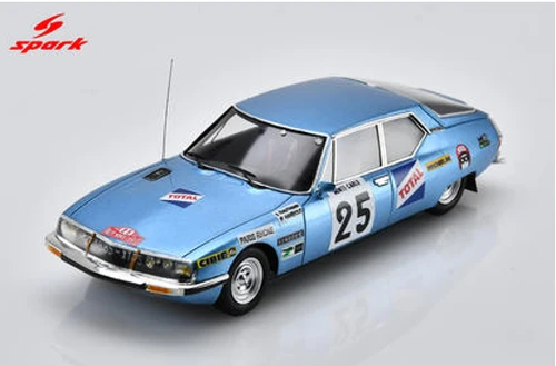 1/43 Spark Citroën SM No.25 Monte Carlo Rally 1972 R. Trautmann - J-P. Hanrioud Car Model