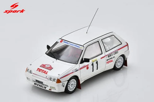 1/43 Spark Citroën AX No.11 Monte Carlo Rally 1988 M. Chomat - G. Thimonier Car Model