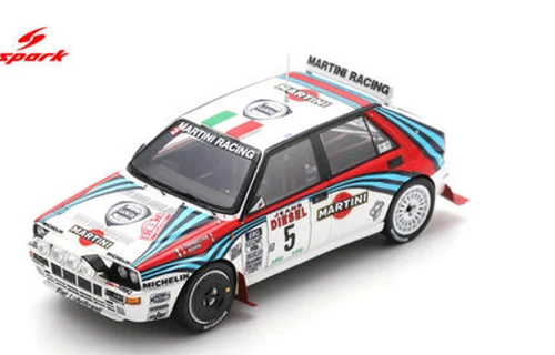 1/43 Spark Lancia Delta HF Integrale EVO No.5 Winner Sanremo Rally 1992 A. Aghini - S. Farnocchia Car Model