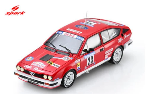 1/43 Spark Alfa Romeo GTV6 No.23 5th Tour de Corse 1985 Y. Loubet - J-B. Vieu Car Model