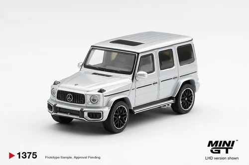 1/64 Mini GT Mercedes-AMG G63 AMG (Silver Metallic) Diecast Car Model